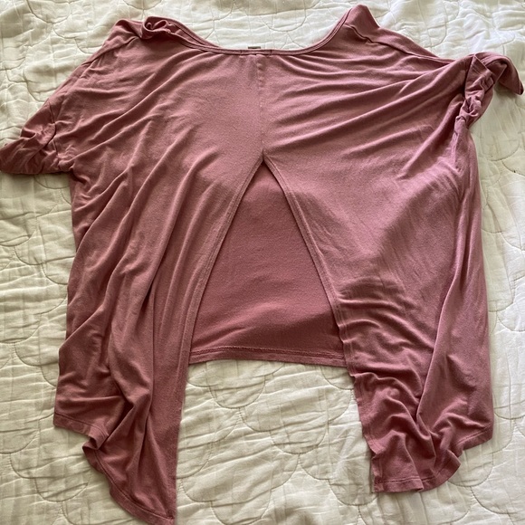 Open Back Workout Tee - Picture 2 of 2